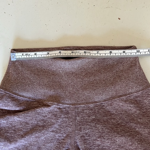 ALO YOGA Sheila Alosoft high waist colorblock leggings Smoky Quartz Gray XS - Picture 12 of 14